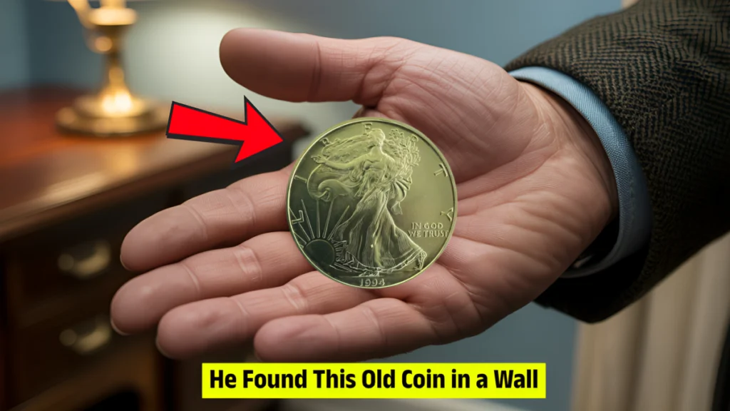 He Found This Old Coin in a Wall